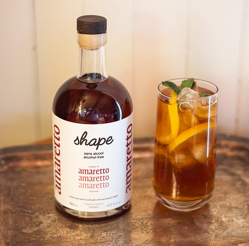 Limonade glacée thé noir & amande